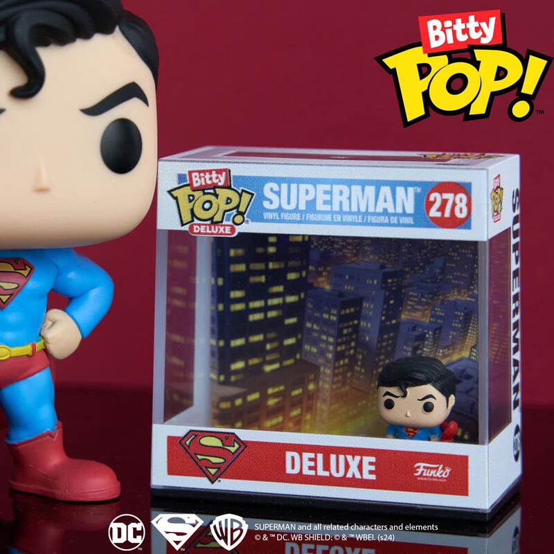 Bitty Pop! Deluxe Superman (Cityscape)