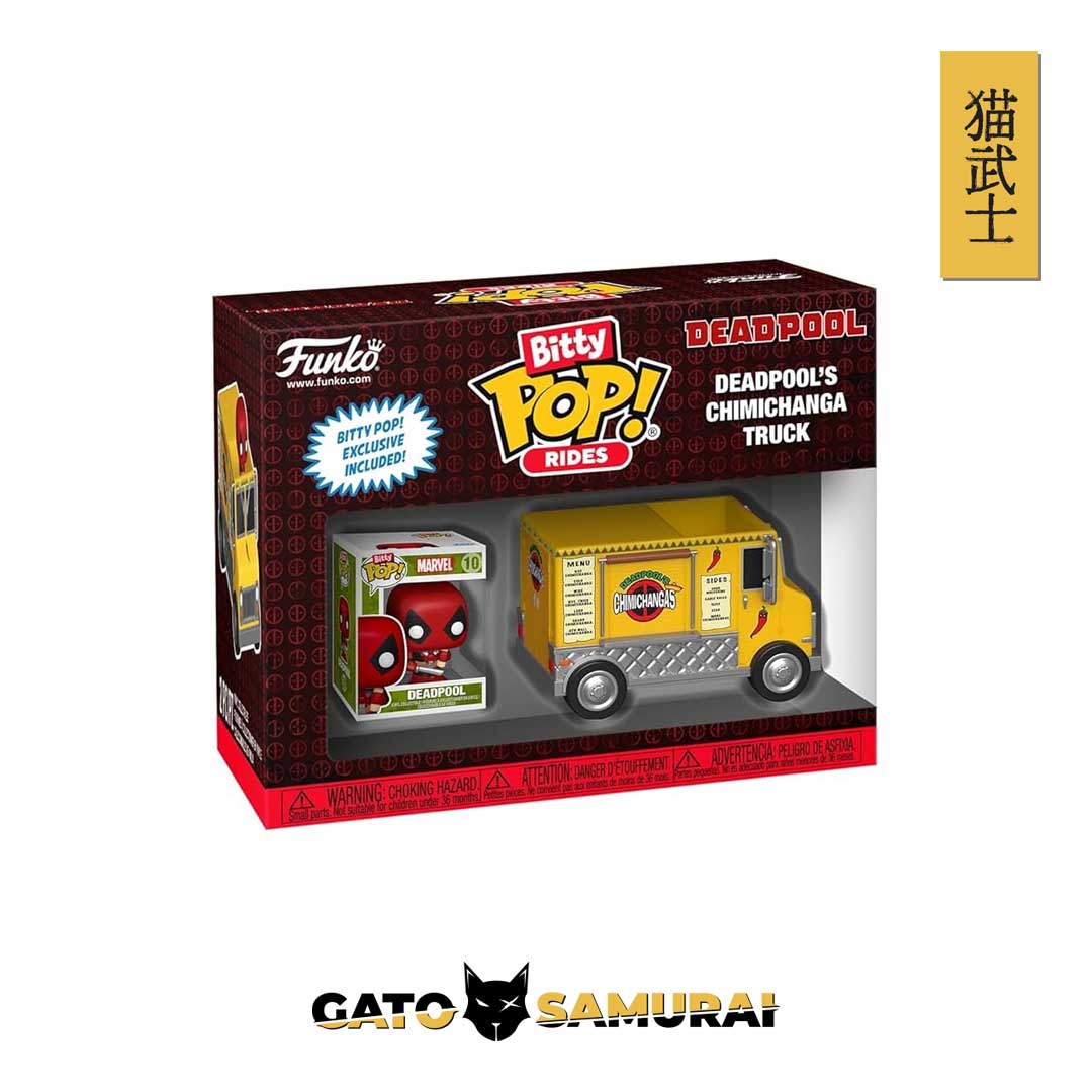 Deadpool and Chimichanga Truck Funko Bitty Pop! Ride