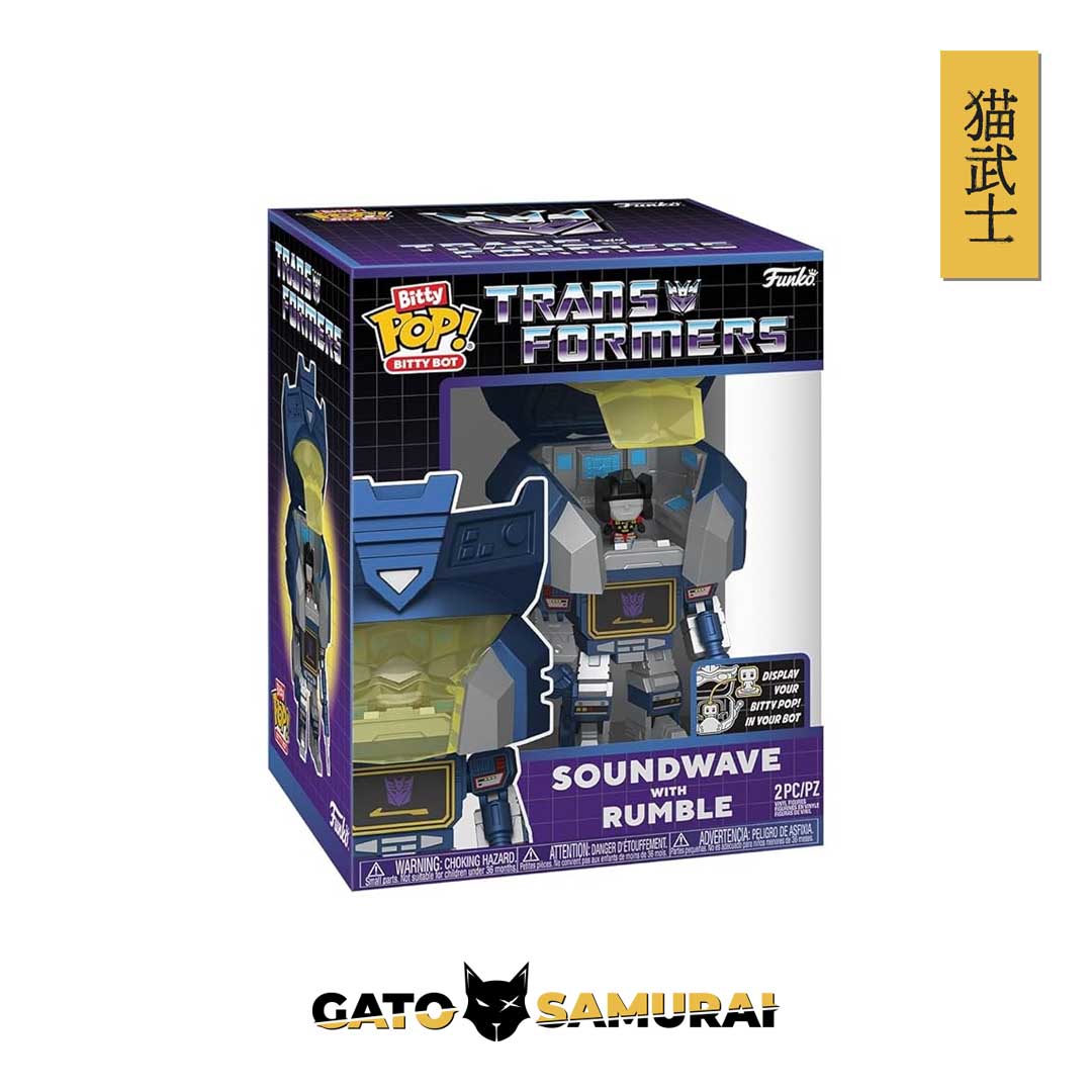 Transformers Soundwave with Rumble Bitty Bot