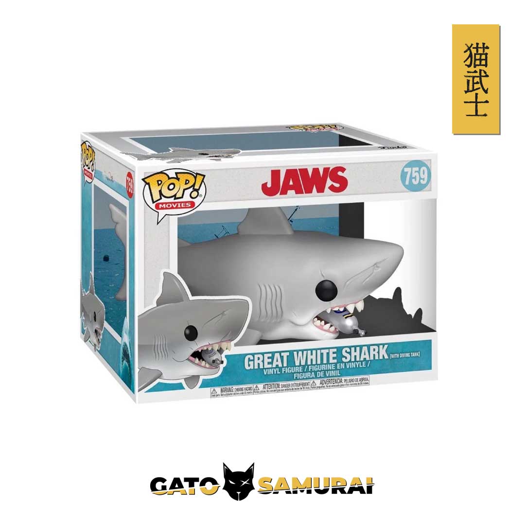 Jaws with Diving Tank 6-Inch Funko Pop!  #759