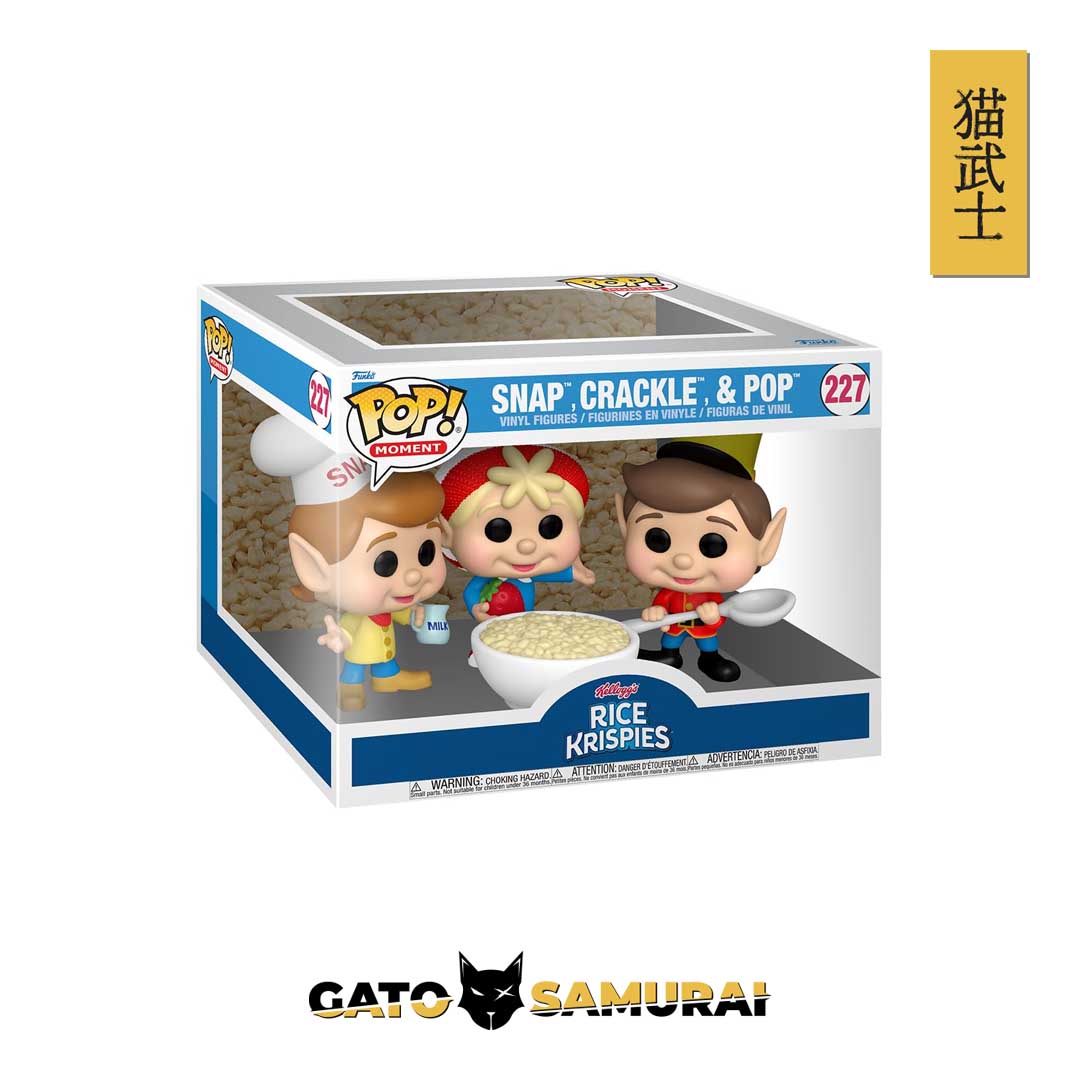 Kellogg's Rice Krispies Snap, Crackle and Pop Funko Pop! Moment #227