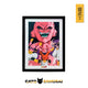 Poster enmarcado 42X32 Majin Buu