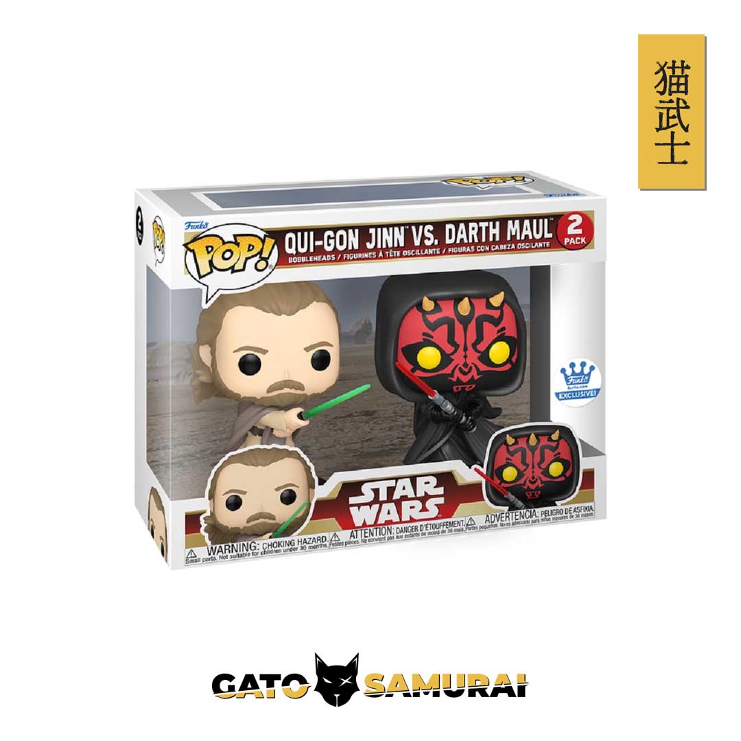 Qui-Gon Jinn vs. Darth Maul 2-Pack Funko Pop!