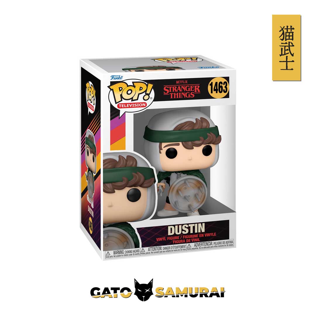 Stranger Things S4 Dustin with Shield Funko Pop!