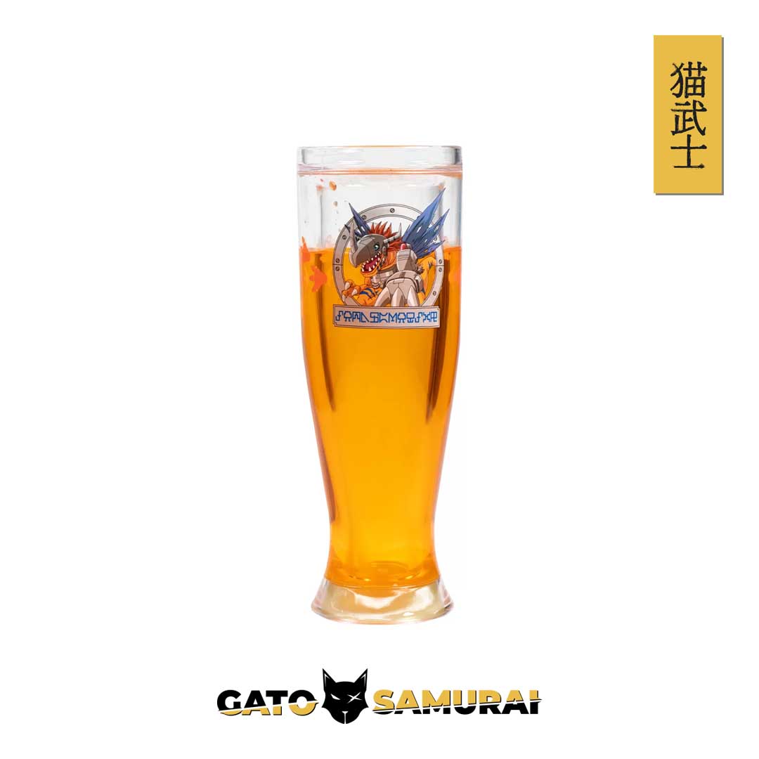 Vaso mágico glow Metalgreymon 450 ml