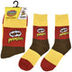 Crazy Socks - Mens Crew - Pringles